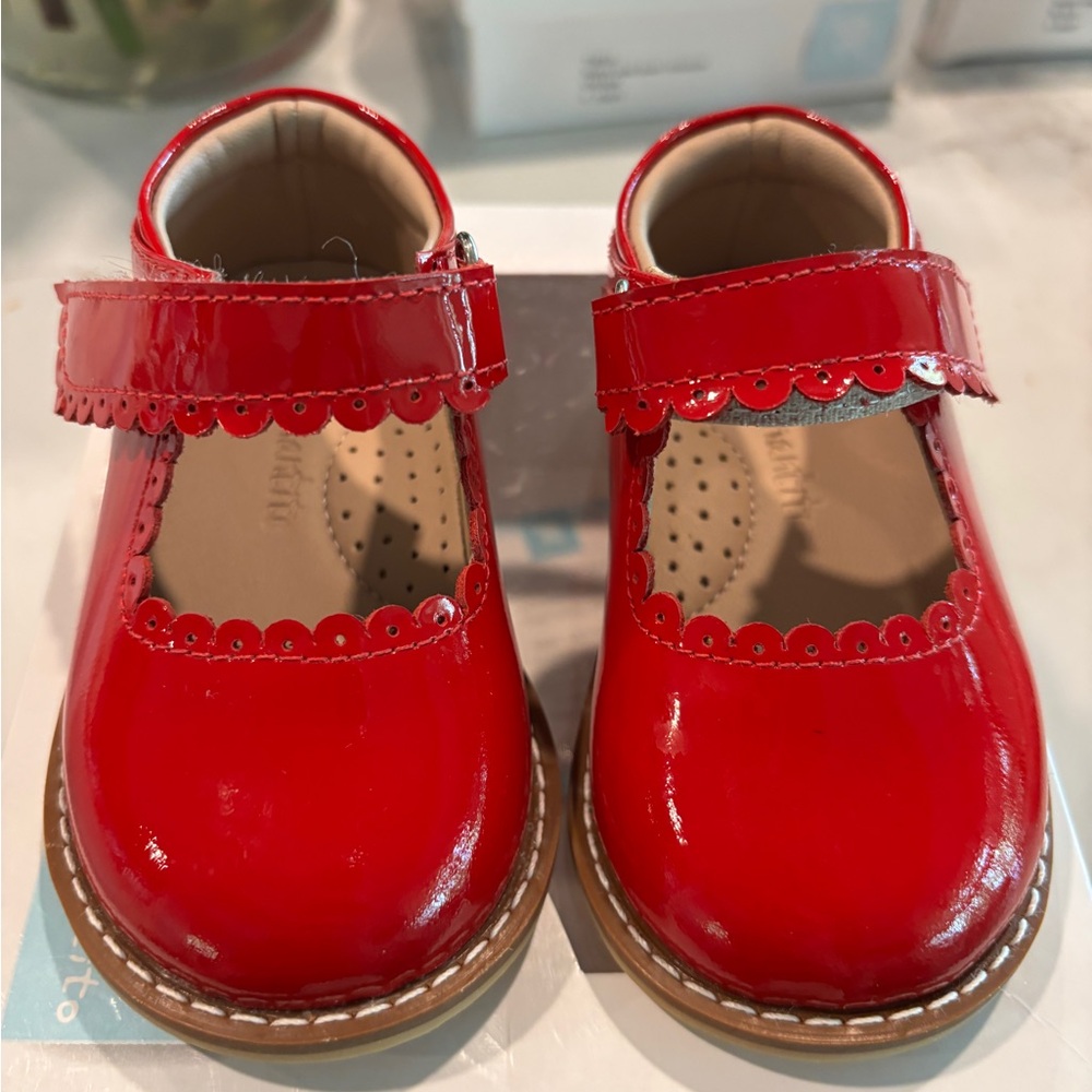 Elephantito Red Patent Leather Dress Shoes